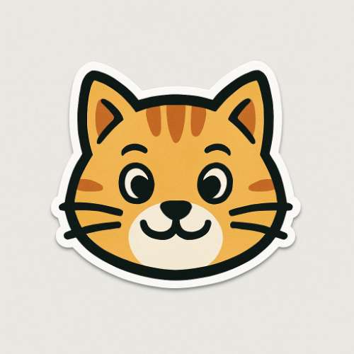 Cat sticker